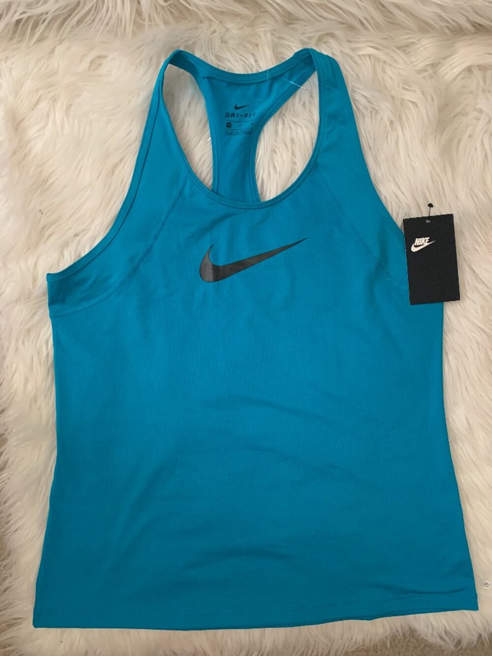 NIKE PRO Cool Training Tank Top in Turquoise Sz MEDIUM